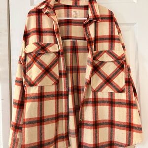 Plaid type jacket